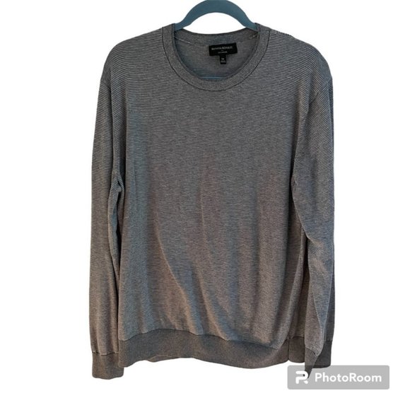 Banana Republic Other - Banana Republic Mens Stripped ECO Sweater XL Grey